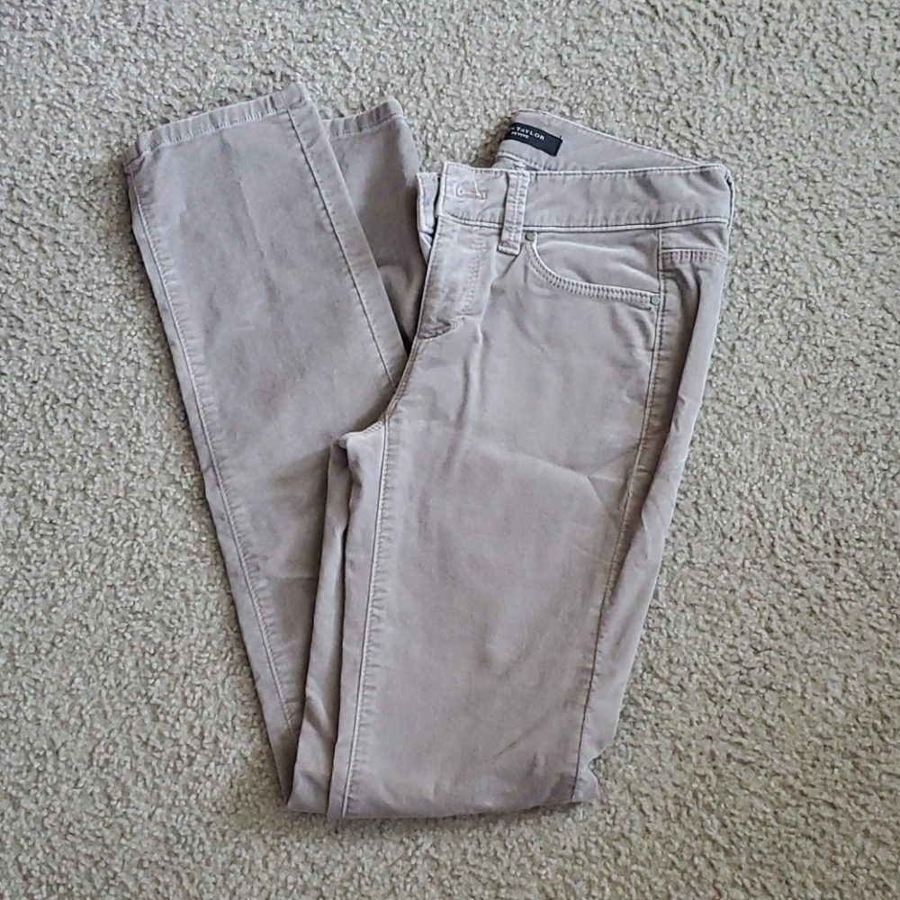 Velour Taupe skinnies